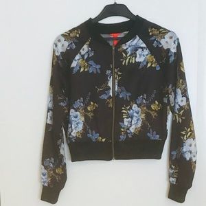 Floral Bomber Jacket